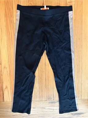 Jude Connally Navy Leggings with Silver Side Stripes